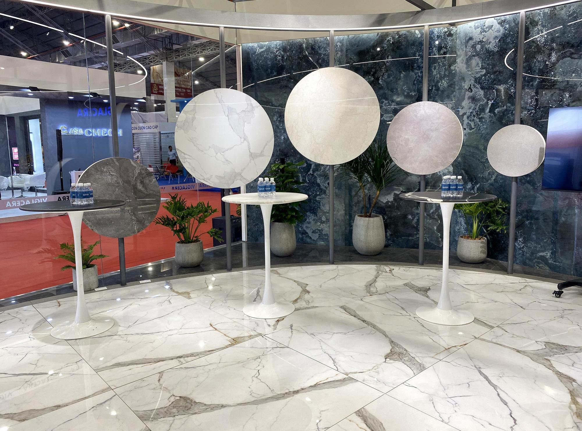 CHIÊM NGƯỠNG KHÔNG GIAN TRƯNG BÀY SẢN PHẨM GẠCH MEN CAO CẤP EUROTILE TẠI VIETBUILD TP.HCM 2024