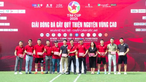 EUROTILE LÀ NHÀ TÀI TRỢ KIM CƯƠNG CỦA TIM CUP 2025 - GIẢI BÓNG ĐÁ GÂY QUỸ THIỆN NGUYỆN VÙNG CAO LẦN 9